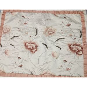 JC PENNY HOME, Flower Embroidered Pillow Shams, Set of 2